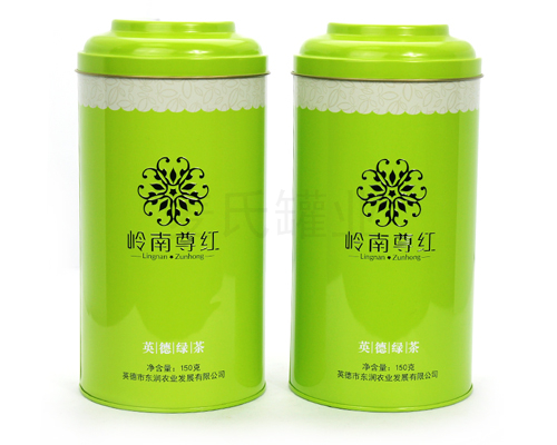 英德绿茶铁罐子