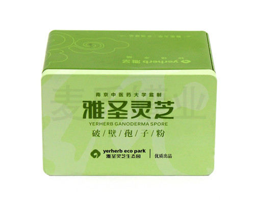 高档破壁灵芝孢子粉铁盒
