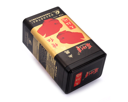 500克装鱼饲料圆形铁罐